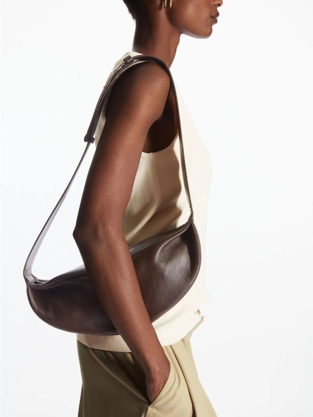 COS Leather Swing Crossbody